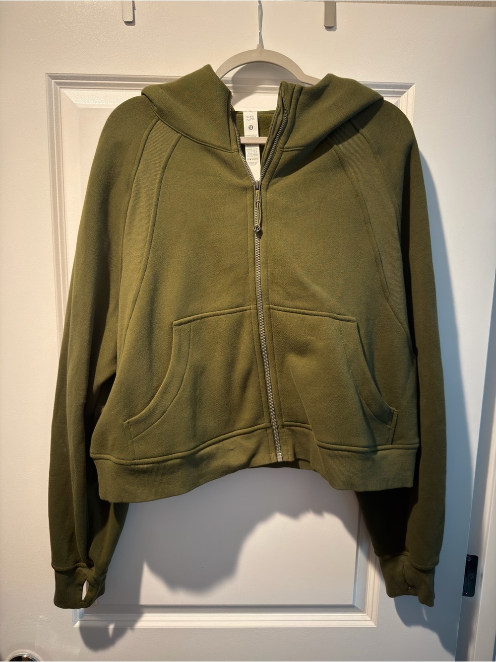 lululemon athletica Olive Green Full-Zip Hooded Jacket